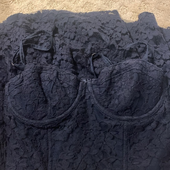 Abercrombie & Fitch Navy Blue Mini Dress - Picture 5 of 5